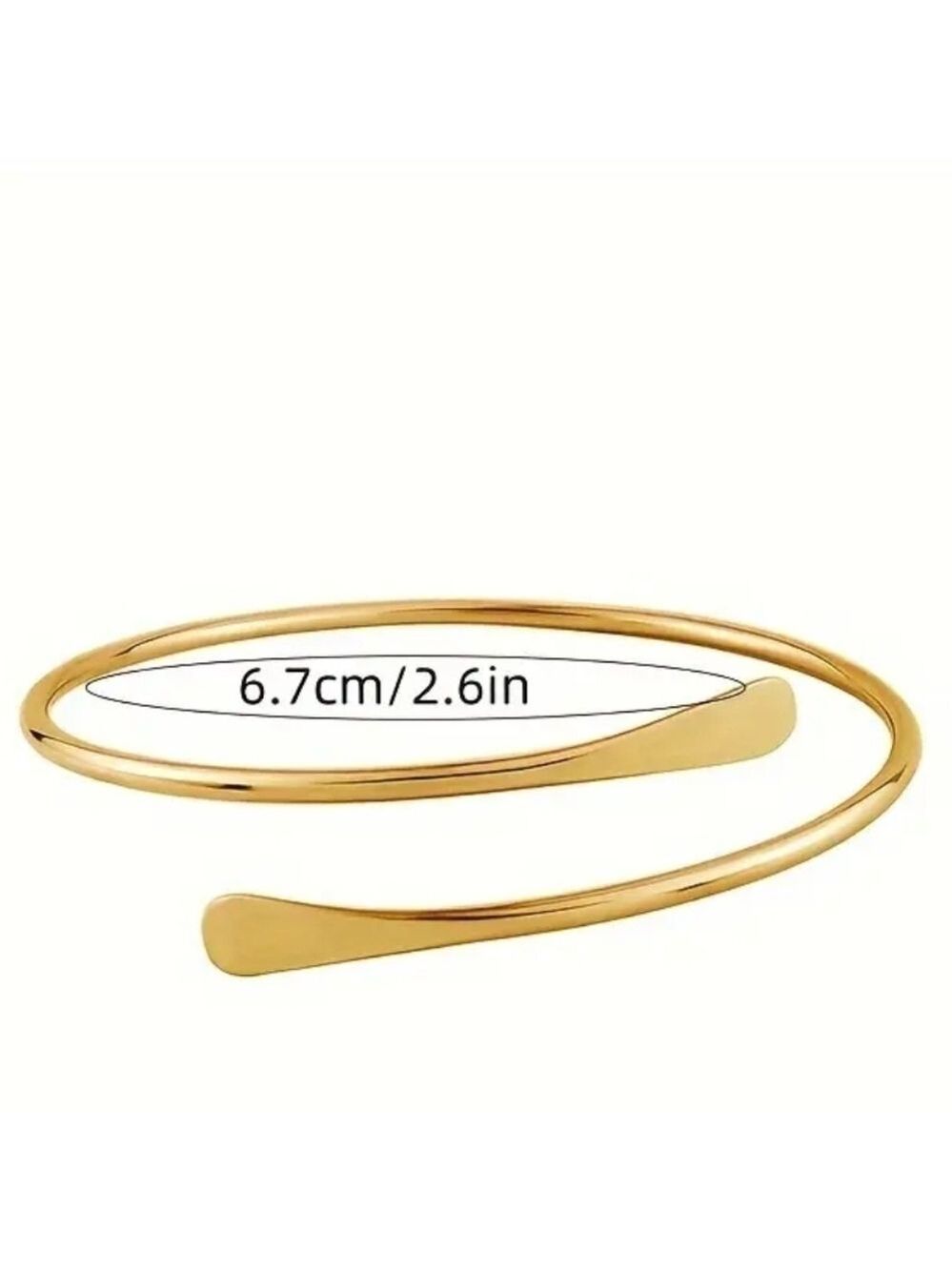 Gold Bangle Set Elegant 3 Piece - Picture 7 of 8
